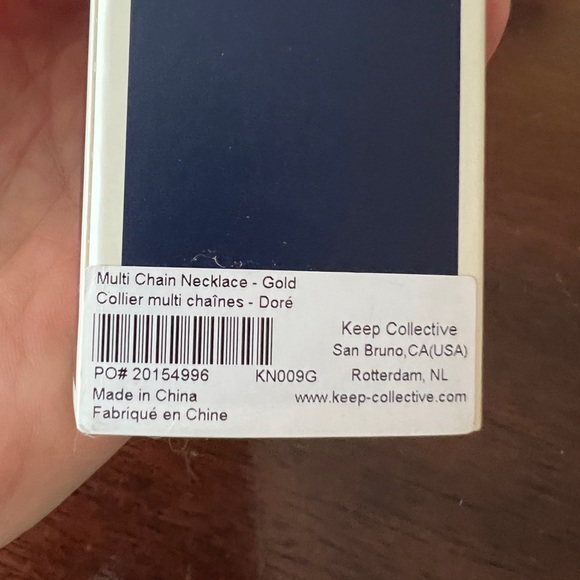 New with tags multi chain Stella & Dot necklace in gold - Picture 8 of 8